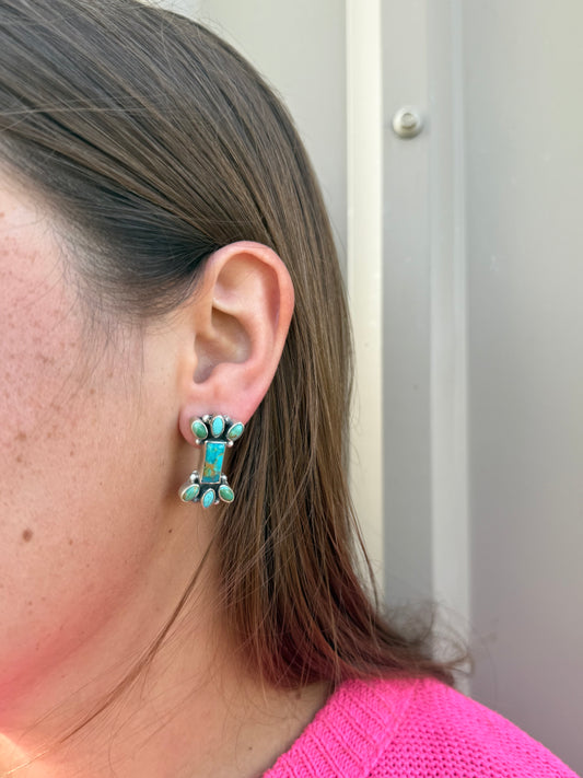 Kingman Turqouise earrings